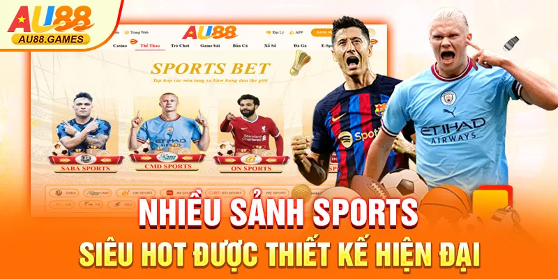 Nhiều sảnh Sports siêu hot được thiết kế hiện đại